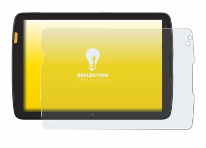 Imagen del dispositivo Zebra ET45 8" con una amplia variedad de protectores de pantalla.