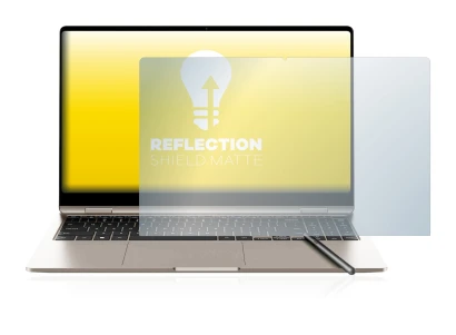 Imagen del dispositivo Samsung Galaxy Book3 360 15.6" con una amplia variedad de protectores de pantalla.