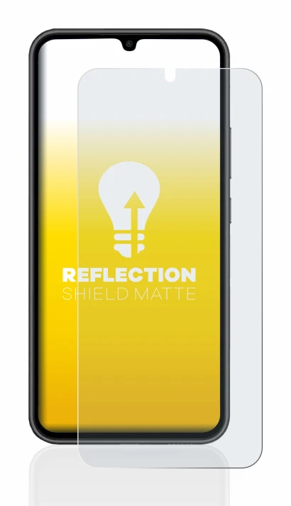Imagen del dispositivo Samsung Galaxy A34 5G con una amplia variedad de protectores de pantalla.