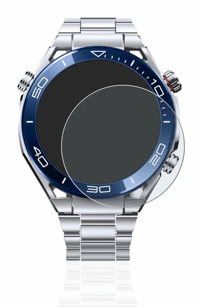 Imagen del dispositivo Huawei Watch Ultimate (48.5 mm) con una amplia variedad de protectores de pantalla.