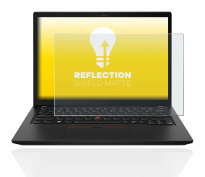 Imagen del dispositivo Lenovo ThinkPad X13 Gen 3 con una amplia variedad de protectores de pantalla.