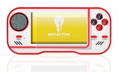 Imagen del dispositivo Blaze Evercade con una amplia variedad de protectores de pantalla.