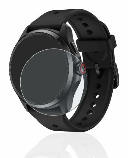 Imagen del dispositivo Mobvoi TicWatch Pro 5 con una amplia variedad de protectores de pantalla.