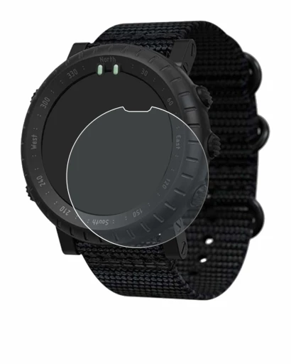 Imagen del dispositivo Suunto Core Alpha con una amplia variedad de protectores de pantalla.