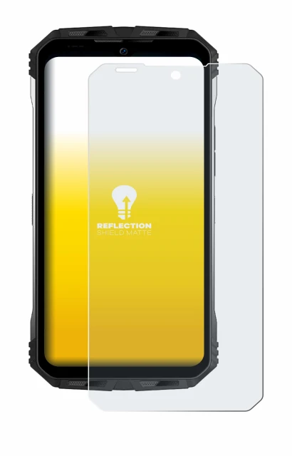 Imagen del dispositivo Doogee S100 Pro con una amplia variedad de protectores de pantalla.