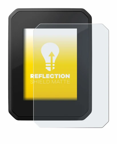Imagen del dispositivo FIT Display Compact con una amplia variedad de protectores de pantalla.