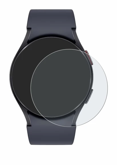 Imagen del dispositivo Samsung Galaxy Watch 6 (40 mm) con una amplia variedad de protectores de pantalla.