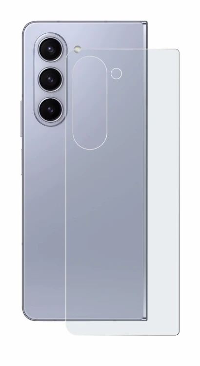 Imagen del dispositivo Samsung Galaxy Z Fold 5 (Trasero) con una amplia variedad de protectores de pantalla.