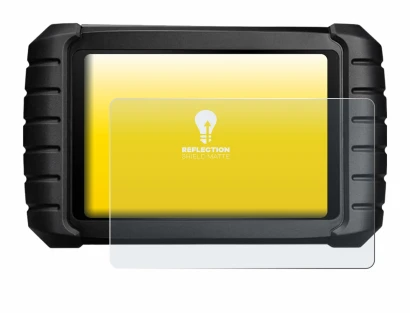 Imagen del dispositivo iCarsoft CR Max con una amplia variedad de protectores de pantalla.