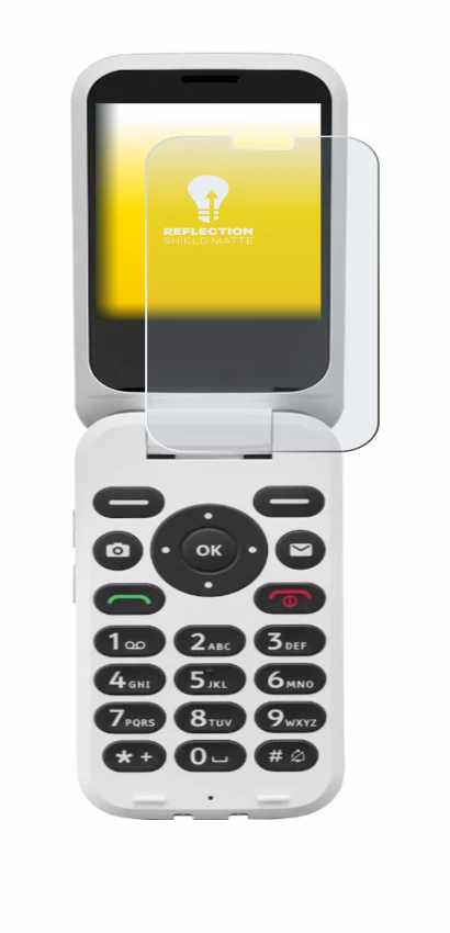 Imagen del dispositivo Doro 6820 con una amplia variedad de protectores de pantalla.