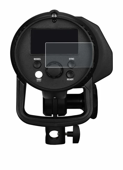 Imagen del dispositivo Profoto B1X con una amplia variedad de protectores de pantalla.