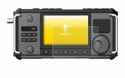 Imagen del dispositivo Xiegu X6200 con una amplia variedad de protectores de pantalla.