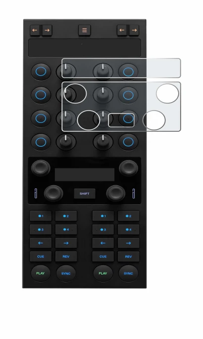 Imagen del dispositivo Native Instruments Traktor Kontrol X1 MK3 con una amplia variedad de protectores de pantalla.