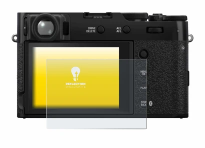 Imagen del dispositivo Fujifilm X100VI con una amplia variedad de protectores de pantalla.
