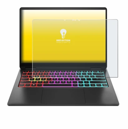 Imagen del dispositivo HP Omen Transcend 14 con una amplia variedad de protectores de pantalla.