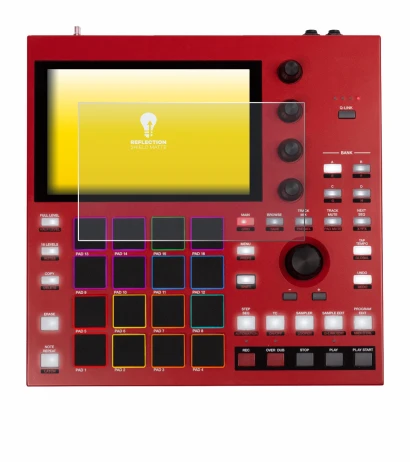 Imagen del dispositivo Akai MPC One+ con una amplia variedad de protectores de pantalla.