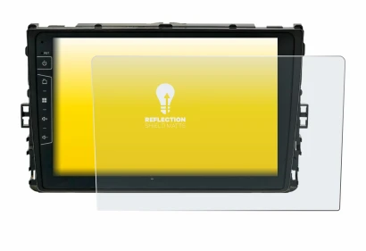 Imagen del dispositivo Dynavin D9-T6 con una amplia variedad de protectores de pantalla.