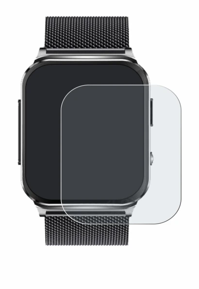 Imagen del dispositivo Kardena Care Pro 2 (rectangular) con una amplia variedad de protectores de pantalla.