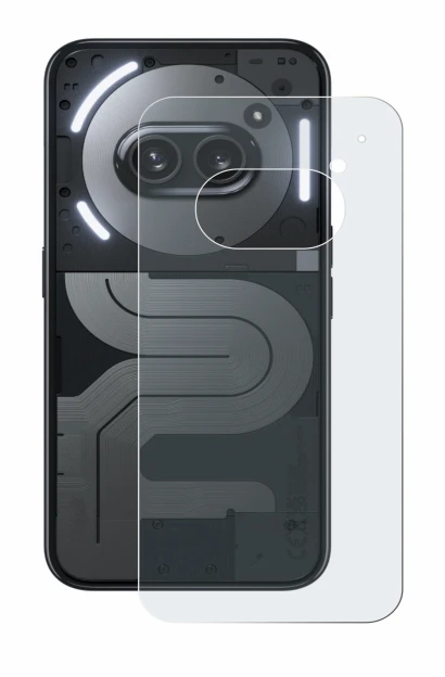 Imagen del dispositivo Nothing Phone (2a) Plus (Trasero) con una amplia variedad de protectores de pantalla.
