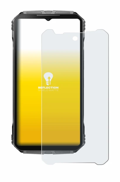 Imagen del dispositivo Doogee V40 Pro con una amplia variedad de protectores de pantalla.