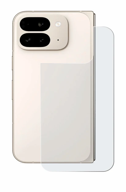 Imagen del dispositivo Google Pixel 9 Pro Fold (Trasero) con una amplia variedad de protectores de pantalla.