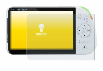 Imagen del dispositivo Babysense MaxView-2CAM 5,5" con una amplia variedad de protectores de pantalla.