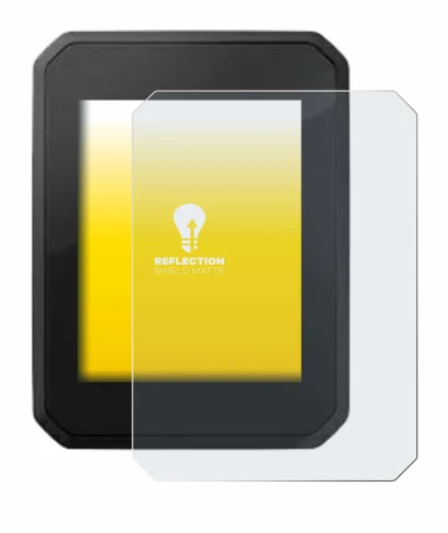 Imagen del dispositivo FIT Display Compact 2.0 con una amplia variedad de protectores de pantalla.