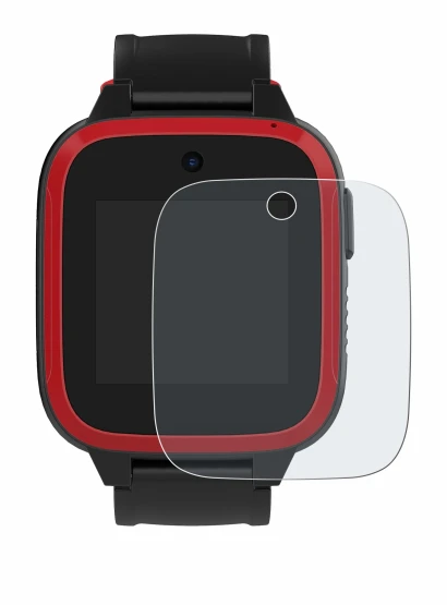 Imagen del dispositivo Xplora Let's Go con una amplia variedad de protectores de pantalla.