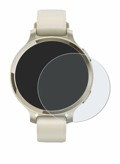 Imagen del dispositivo Garmin Lily 2 Active con una amplia variedad de protectores de pantalla.