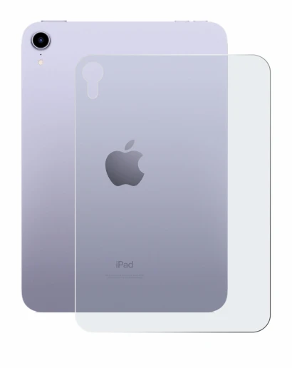 Imagen del dispositivo Apple iPad Mini 7 WiFi 2024 (Trasero) con una amplia variedad de protectores de pantalla.