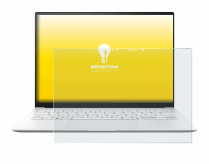 Imagen del dispositivo ASUS ZenBook S 14 UX5406 con una amplia variedad de protectores de pantalla.