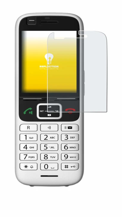 Imagen del dispositivo Unify OpenScape S6 con una amplia variedad de protectores de pantalla.