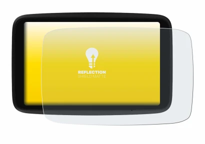 Imagen del dispositivo TomTom GO Advanced con una amplia variedad de protectores de pantalla.