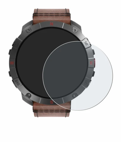 Imagen del dispositivo Polar Grit X2 Pro Titan con una amplia variedad de protectores de pantalla.