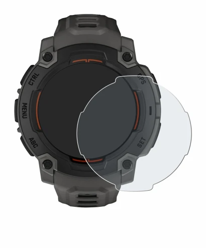 Imagen del dispositivo Garmin Instinct E (45 mm) con una amplia variedad de protectores de pantalla.