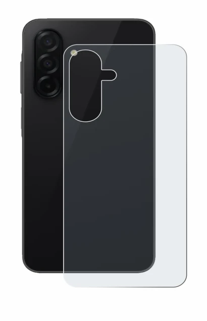 Imagen del dispositivo Samsung Galaxy A26 5G Enterprise Edition (Trasero) con una amplia variedad de protectores de pantalla.