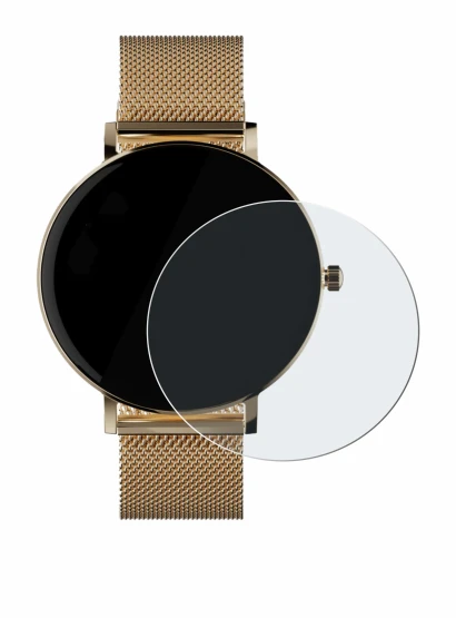 Imagen del dispositivo ZenWatch Venice Pro con una amplia variedad de protectores de pantalla.