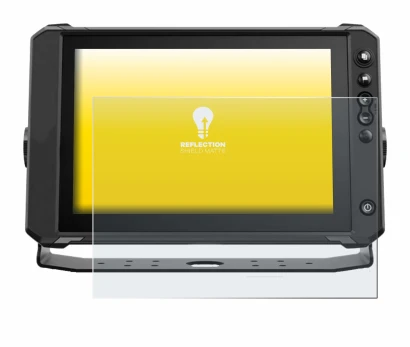 Imagen del dispositivo Lowrance Elite FS 10 con una amplia variedad de protectores de pantalla.