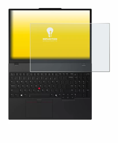 Imagen del dispositivo Lenovo ThinkPad T16 Gen 4 con una amplia variedad de protectores de pantalla.