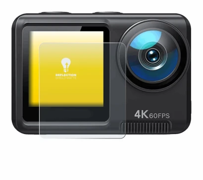 Imagen del dispositivo Wolfang GA420 con una amplia variedad de protectores de pantalla.