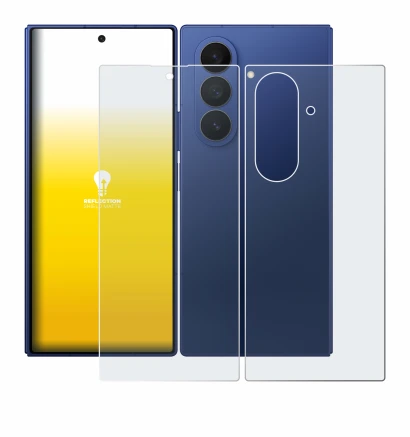 Imagen del dispositivo Samsung Galaxy Z Fold 7 (Frontal+Trasero) con una amplia variedad de protectores de pantalla.