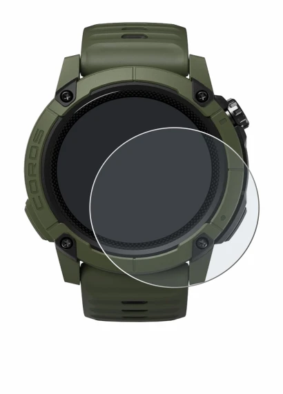 Imagen del dispositivo Coros NOMAD con una amplia variedad de protectores de pantalla.