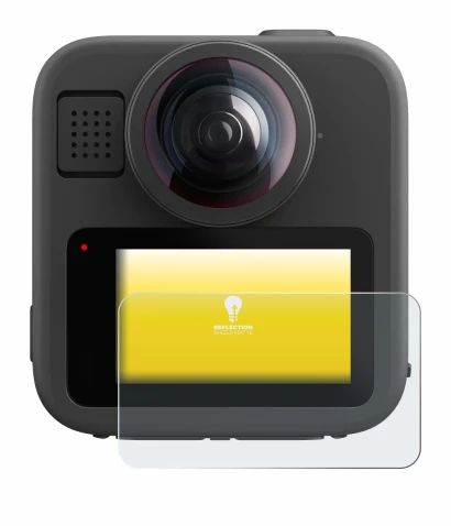 Imagen del dispositivo GoPro Max 2 con una amplia variedad de protectores de pantalla.
