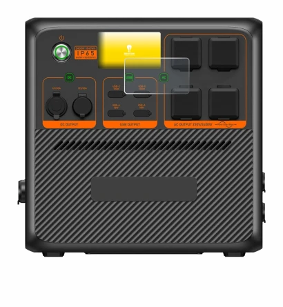 Imagen del dispositivo Bluetti AC240P con una amplia variedad de protectores de pantalla.