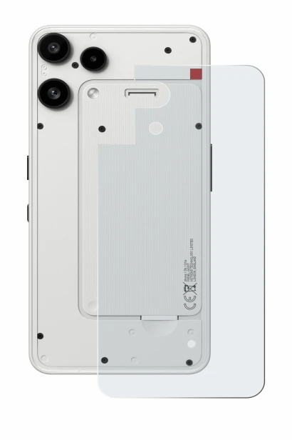Imagen del dispositivo Nothing Phone (3a) Lite (Trasero) con una amplia variedad de protectores de pantalla.