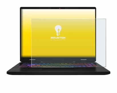 Imagen del dispositivo MSI Vector 16 HX AI con una amplia variedad de protectores de pantalla.