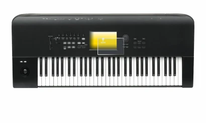 Imagen del dispositivo KORG Nautilus 61 con una amplia variedad de protectores de pantalla.