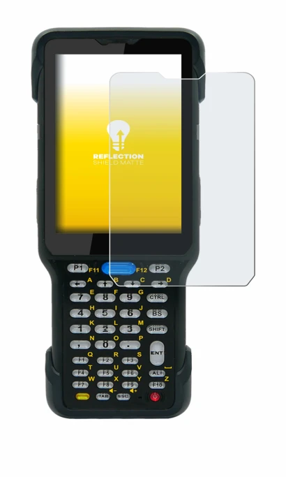 Imagen del dispositivo Unitech HT730 con una amplia variedad de protectores de pantalla.