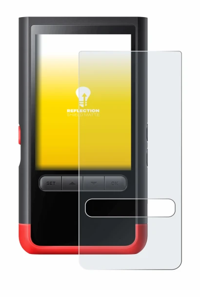 Imagen del dispositivo ThermoMaven P2 con una amplia variedad de protectores de pantalla.