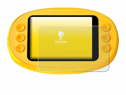 Imagen del dispositivo Ashfly inskam 382 con una amplia variedad de protectores de pantalla.